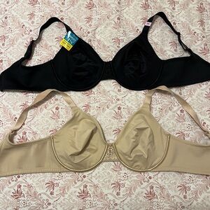 Vanity Fair Women's Beauty Back Smoothing Minimizer Bra Set 36D